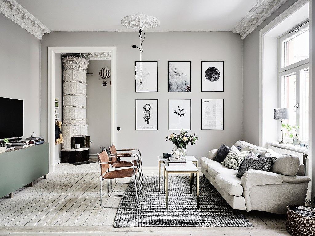 grey living room paint