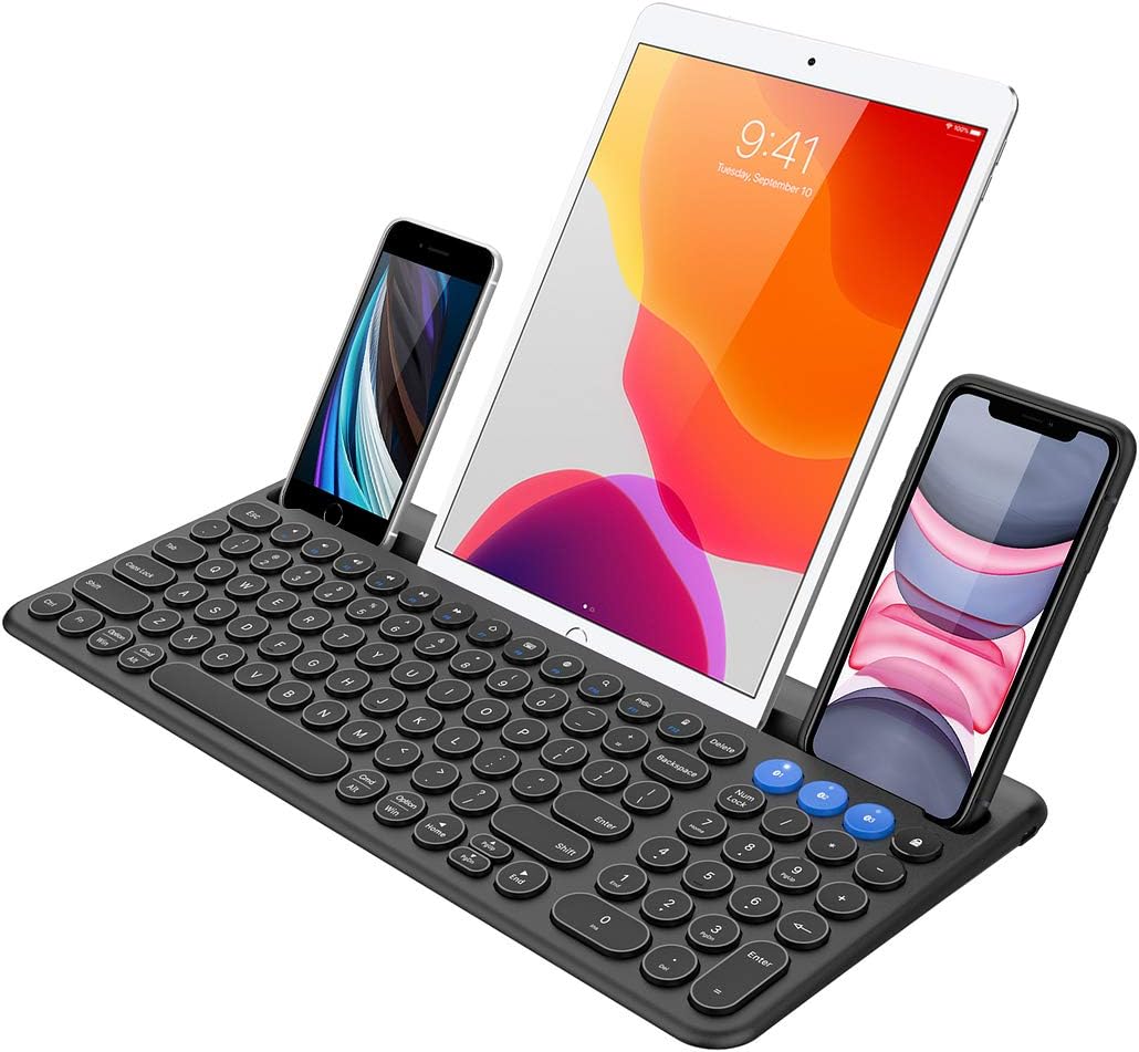 Multi functional keyboard with built in cradle