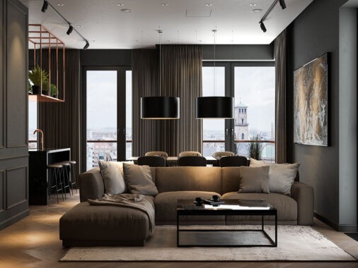 Modern Dark Interior Design