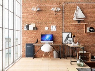 33 Inspiring Industrial Style Home Offices That Sport Beautiful Workspaces