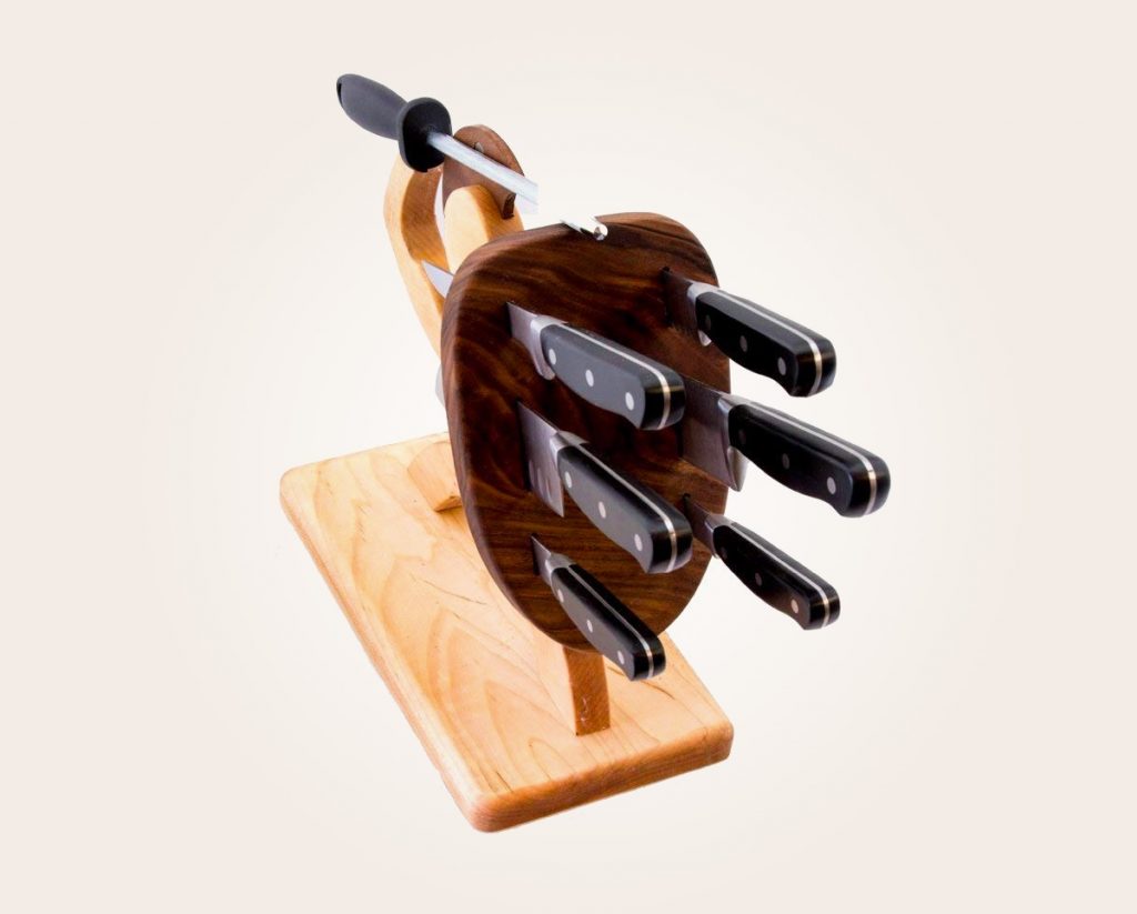 Modern Funny Knife Set With Holder Rack 1024x823 