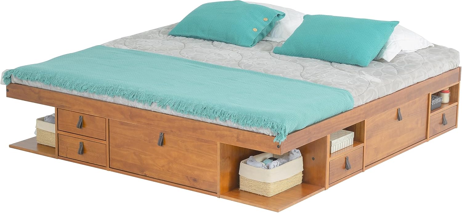 Bali storage platform bed