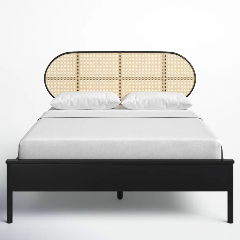 Cane platform bed