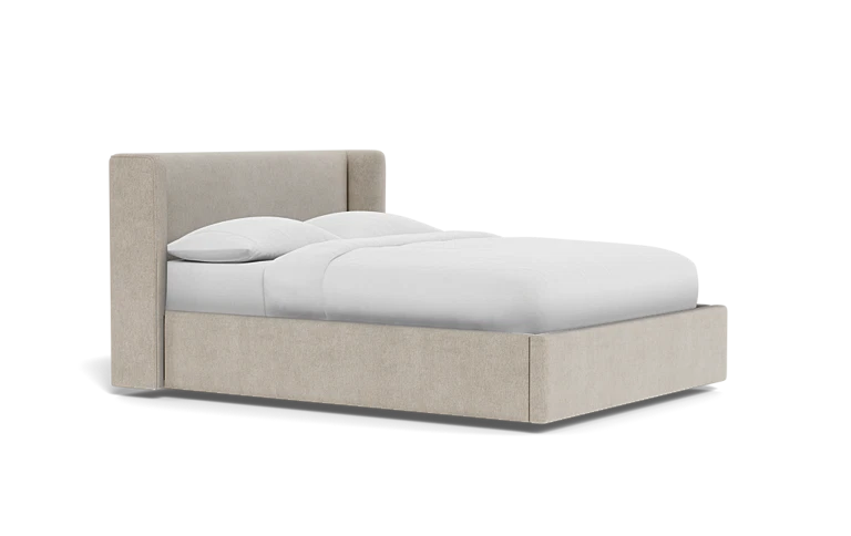 Graham upholstered platform bed with storage