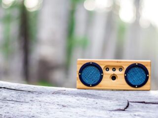 Product Of The Week: Retro Bamboo Wood Bluetooth Speakers