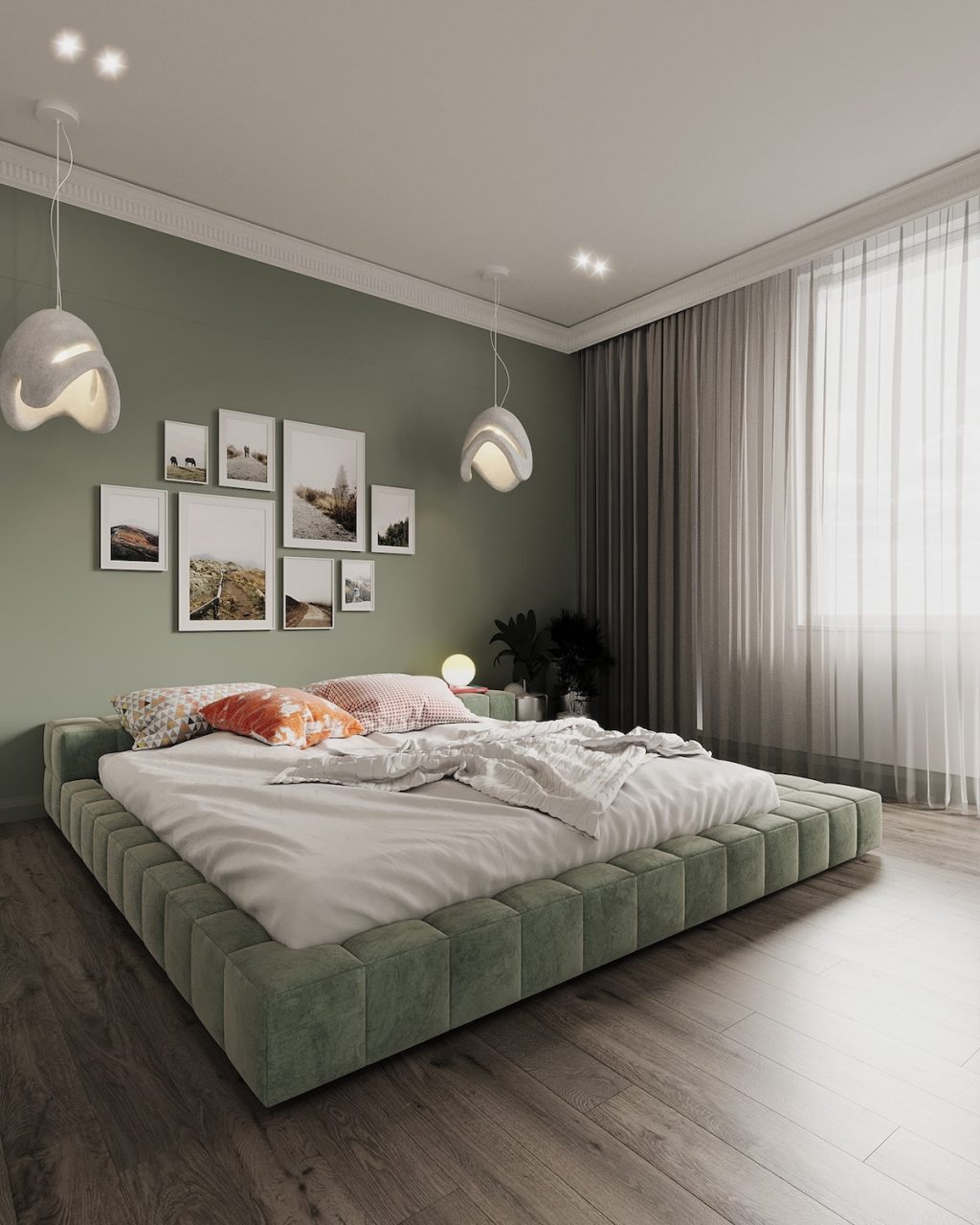 sage Green Luxury Bedroom