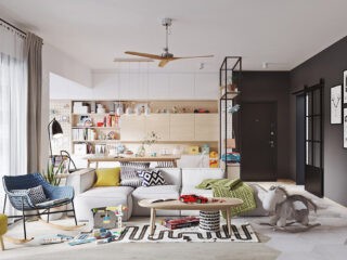 5 Fresh & Funky Scandinavian Style Home Interiors