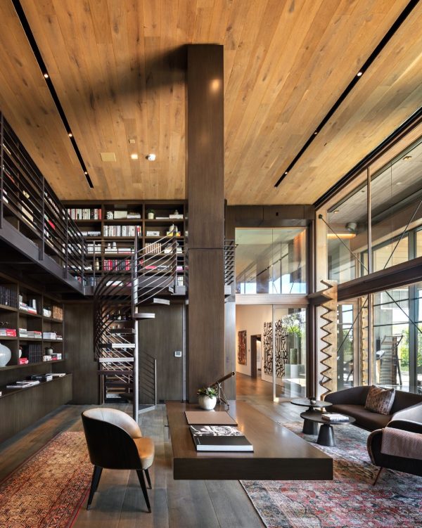 Luxury home library | Interior Design Ideas