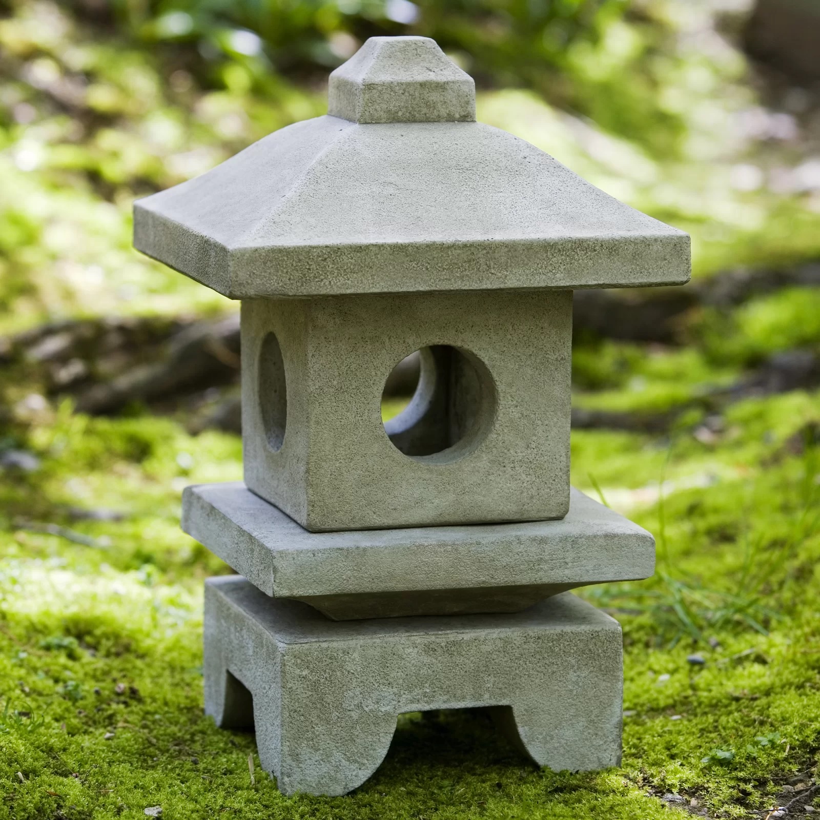 Pagoda garden statue