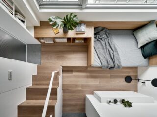 Piano Studio Changes Its Tune To A 17.6 sqm Micro Flat In Taiwan