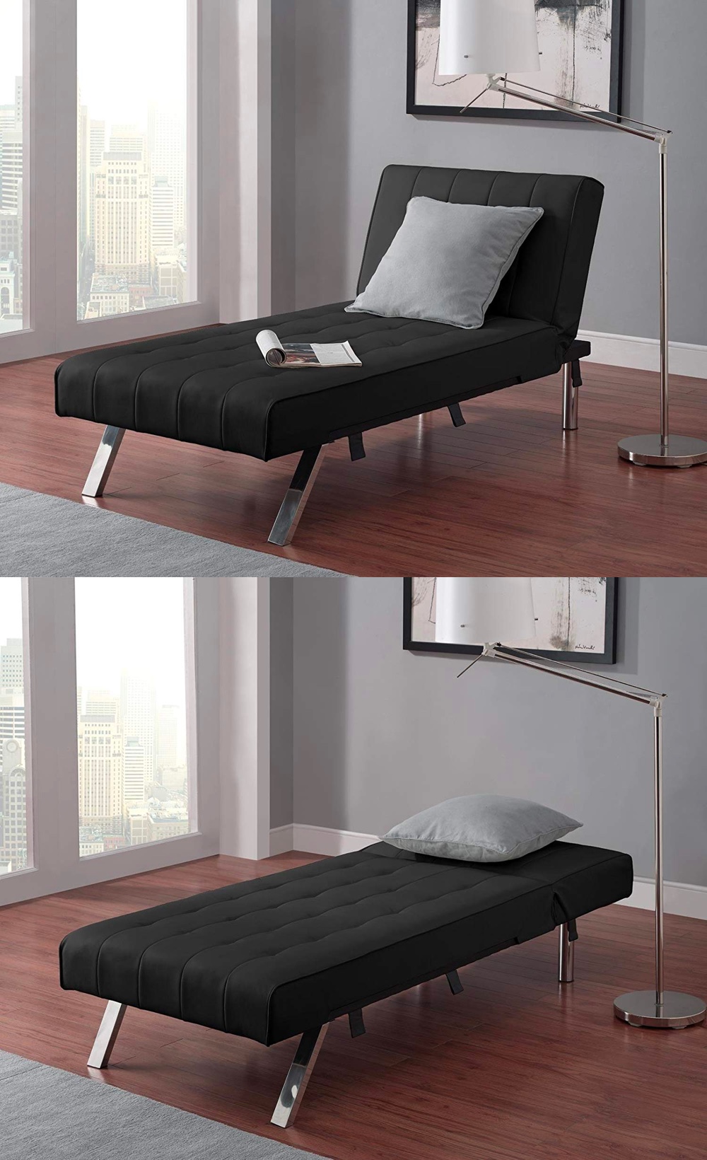 Convertible chaise sleeper