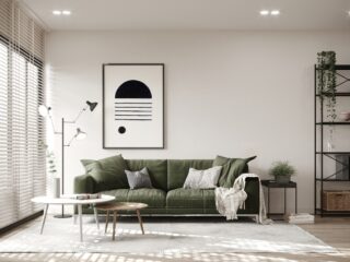 Scandinavian Style Interiors In Green