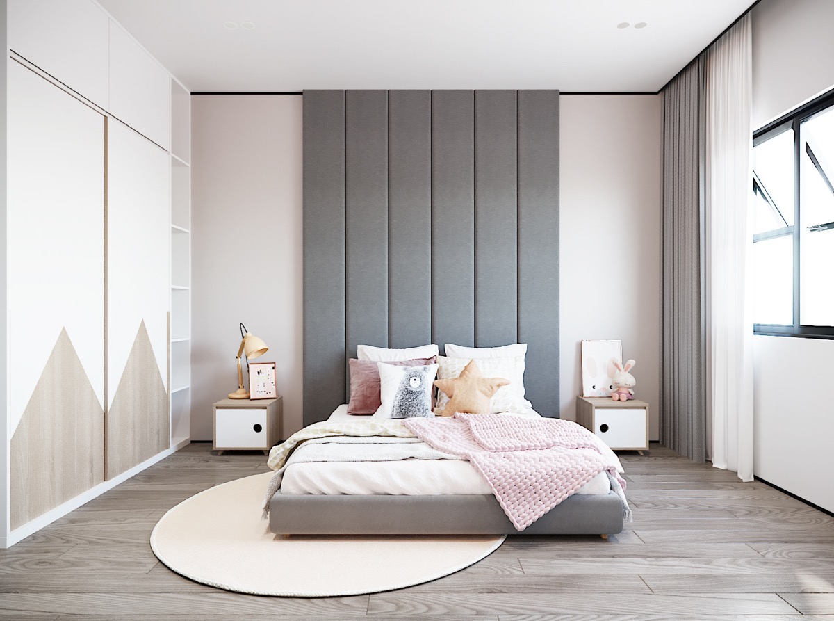 pastel pink and grey bedroom ideas