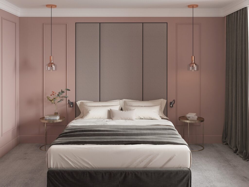 pink and gold bedroom ideas | Interior Design Ideas