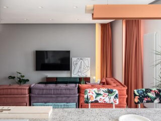 Colorful Bachelorette Pad With Bright Accents