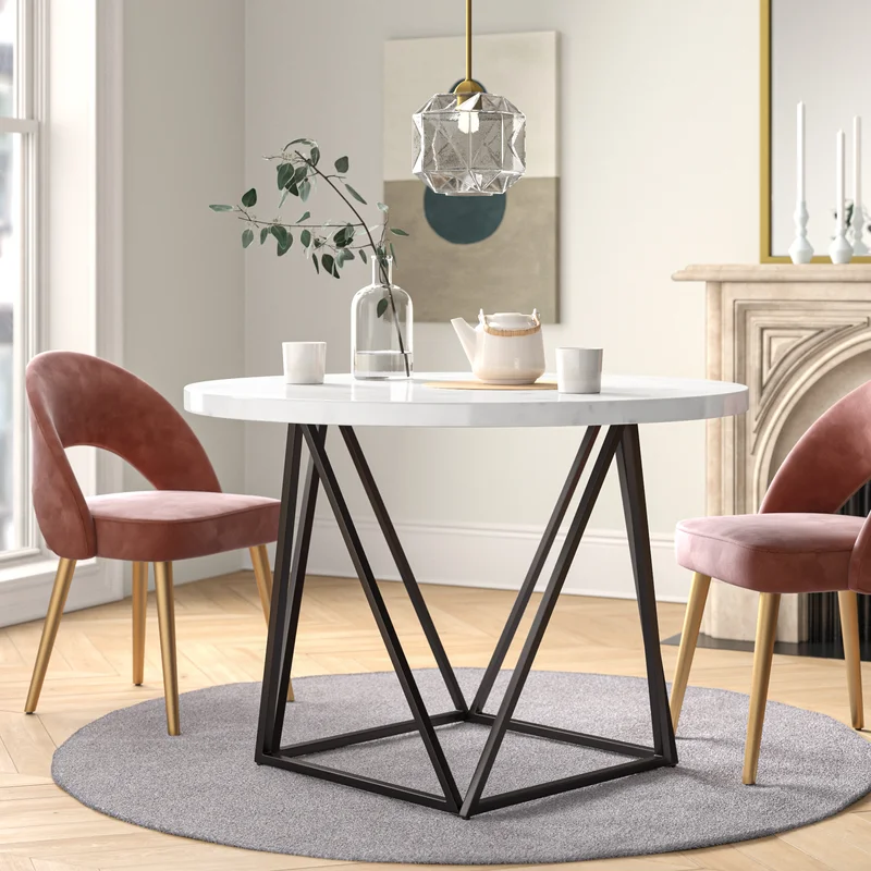 White Marble Top Dining table