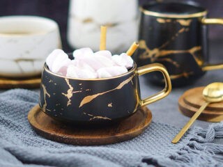 Product Of The Week: Beautiful Gold And Marble Patterned Cups