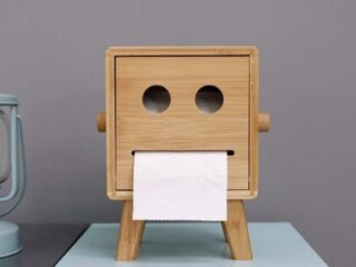 Product Of The Week: A Cute Robot Toilet Paper Holder