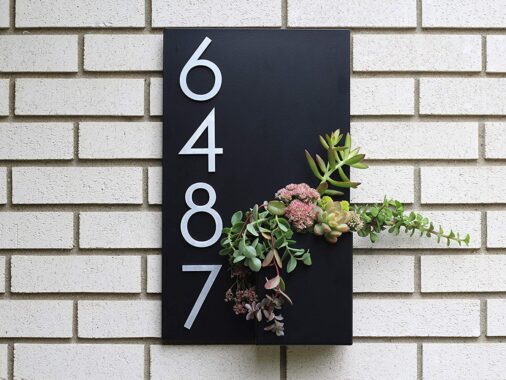 51 House Numbers for Fabulously Functional Curb Appeal