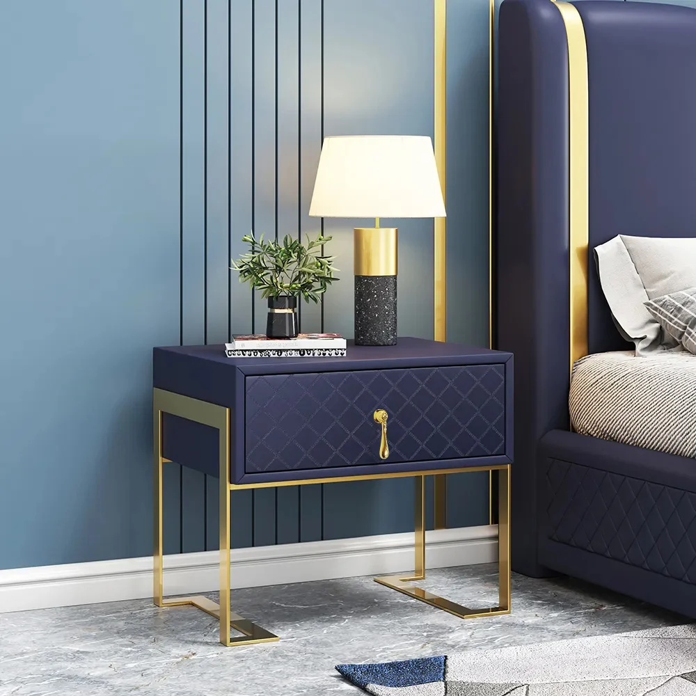 Contemporary Blue bedside table