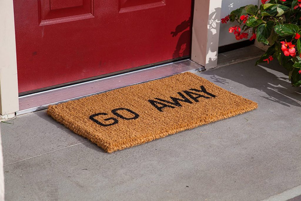 go-away-doormat | Interior Design Ideas