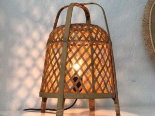 Product Of The Week: A Beautiful Woven Bamboo Lamp