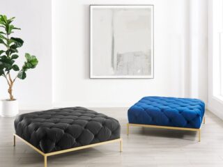 51 Tufted Ottomans And Stools That Every Versatile Home Needs