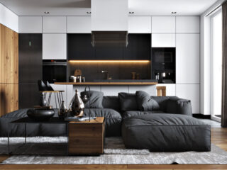 Versatile Black and White Decor