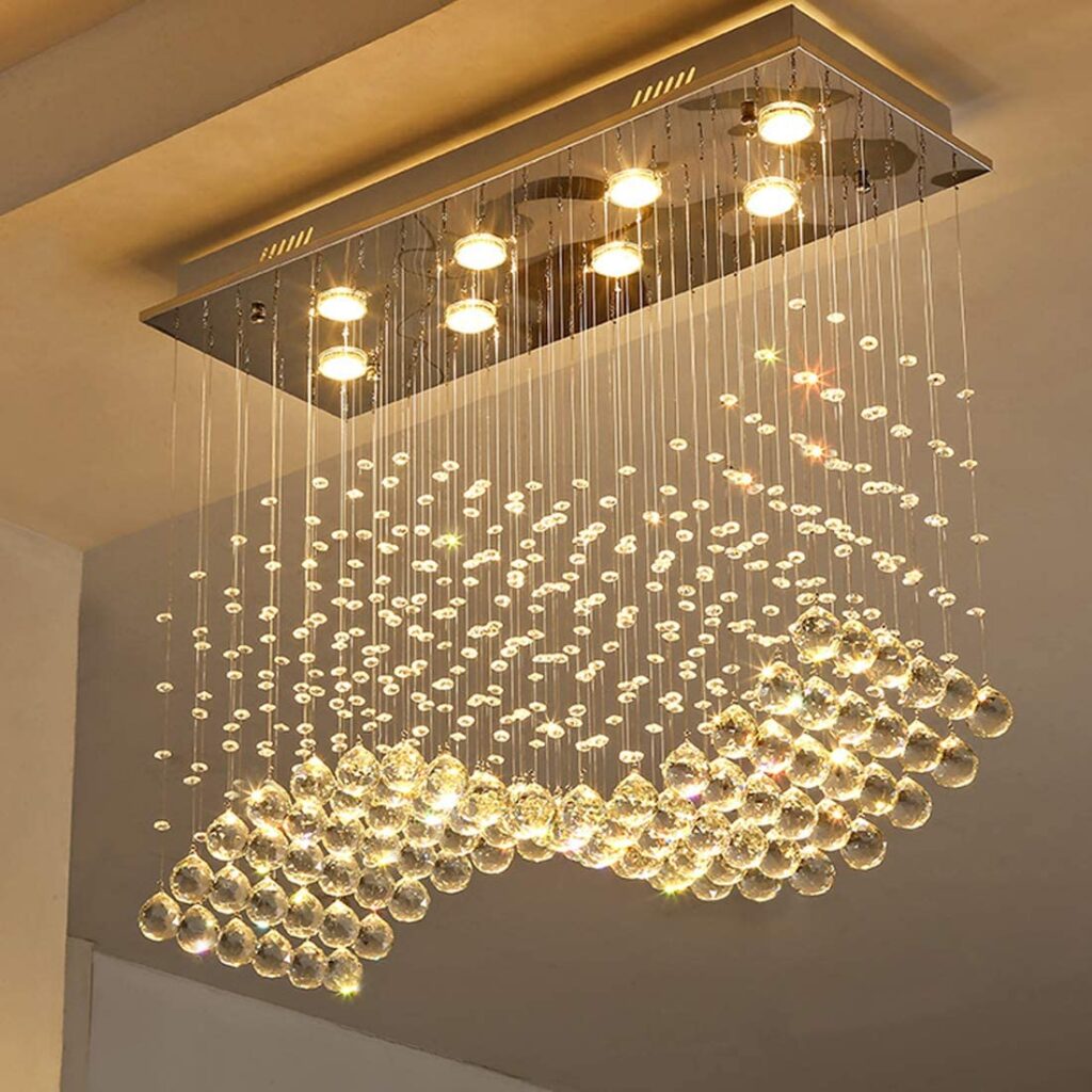 Raindrop Crystal Chandelier | Interior Design Ideas