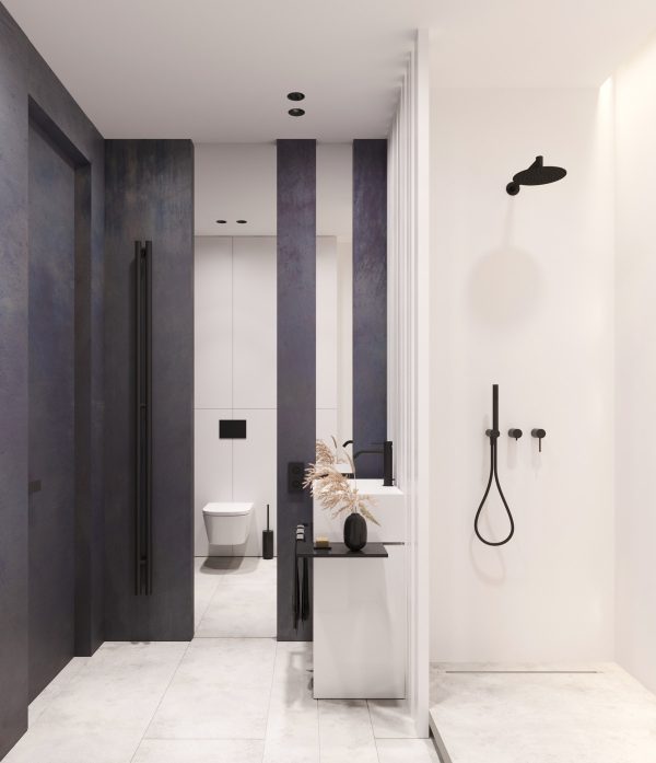 black shower | Interior Design Ideas