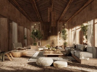 Deeply Rustic Interiors Meet Boho & Nomadic Melds