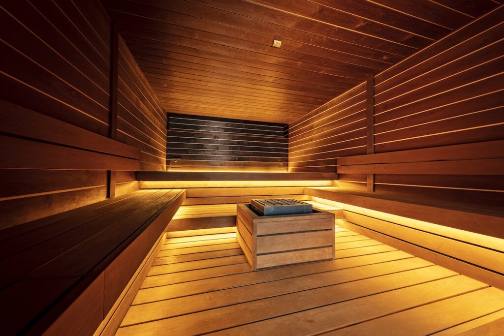 sauna lighting | Interior Design Ideas