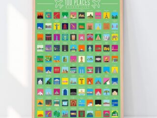 Product Of The Week: Bucket List Scratch Posters