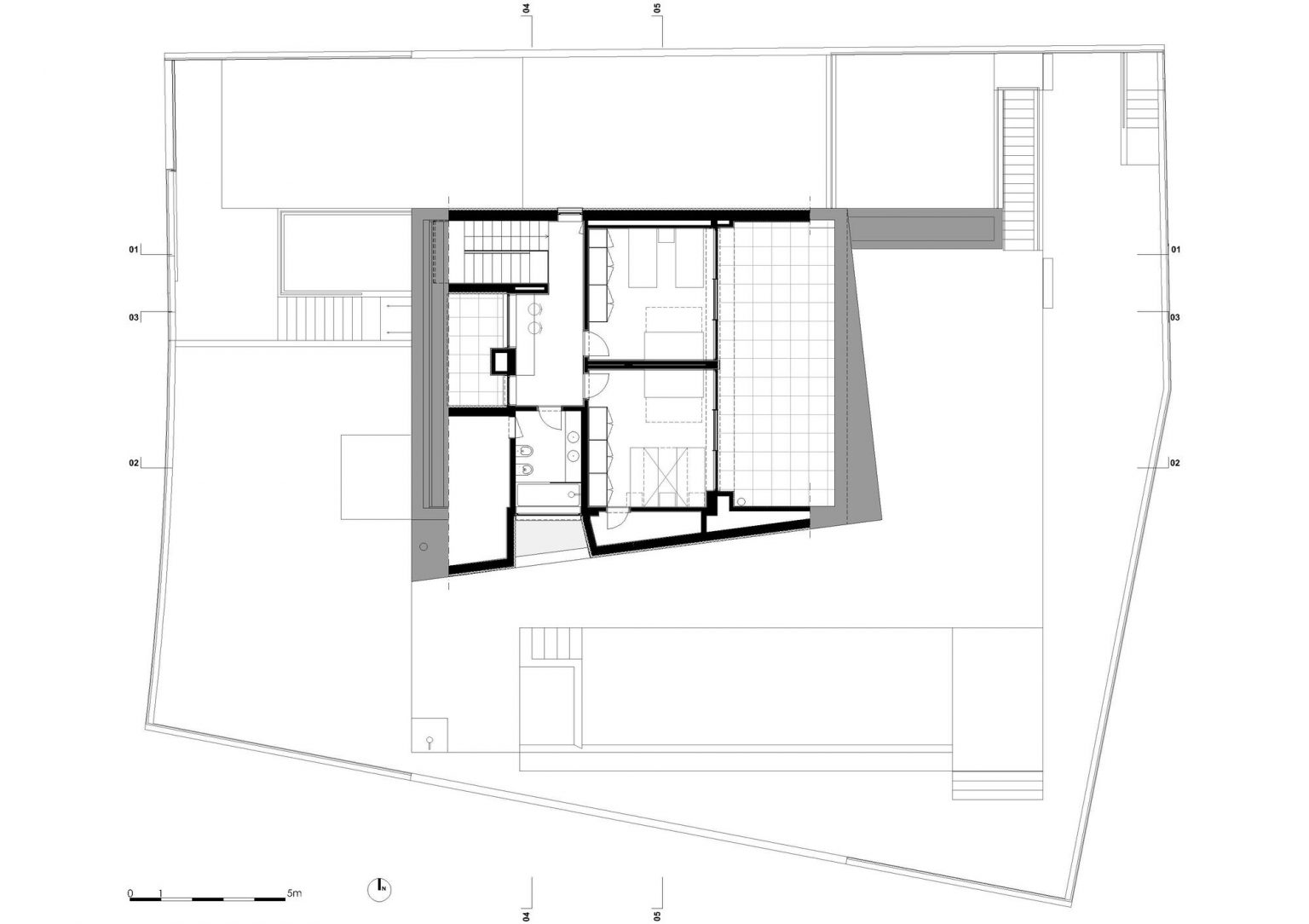 Attic floor plan with bedrooms | Interior Design Ideas