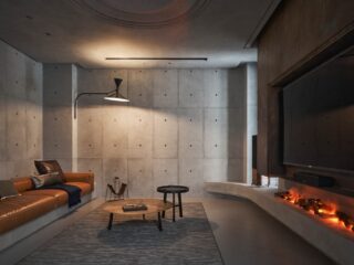 Creating Mixed Moods With Concrete Interiors