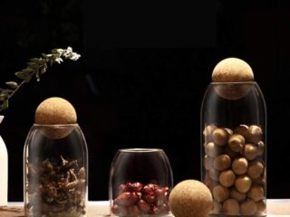 Product Of The Week: Set Of Three Glass Jars with Airtight Seal Ball Cork Lid