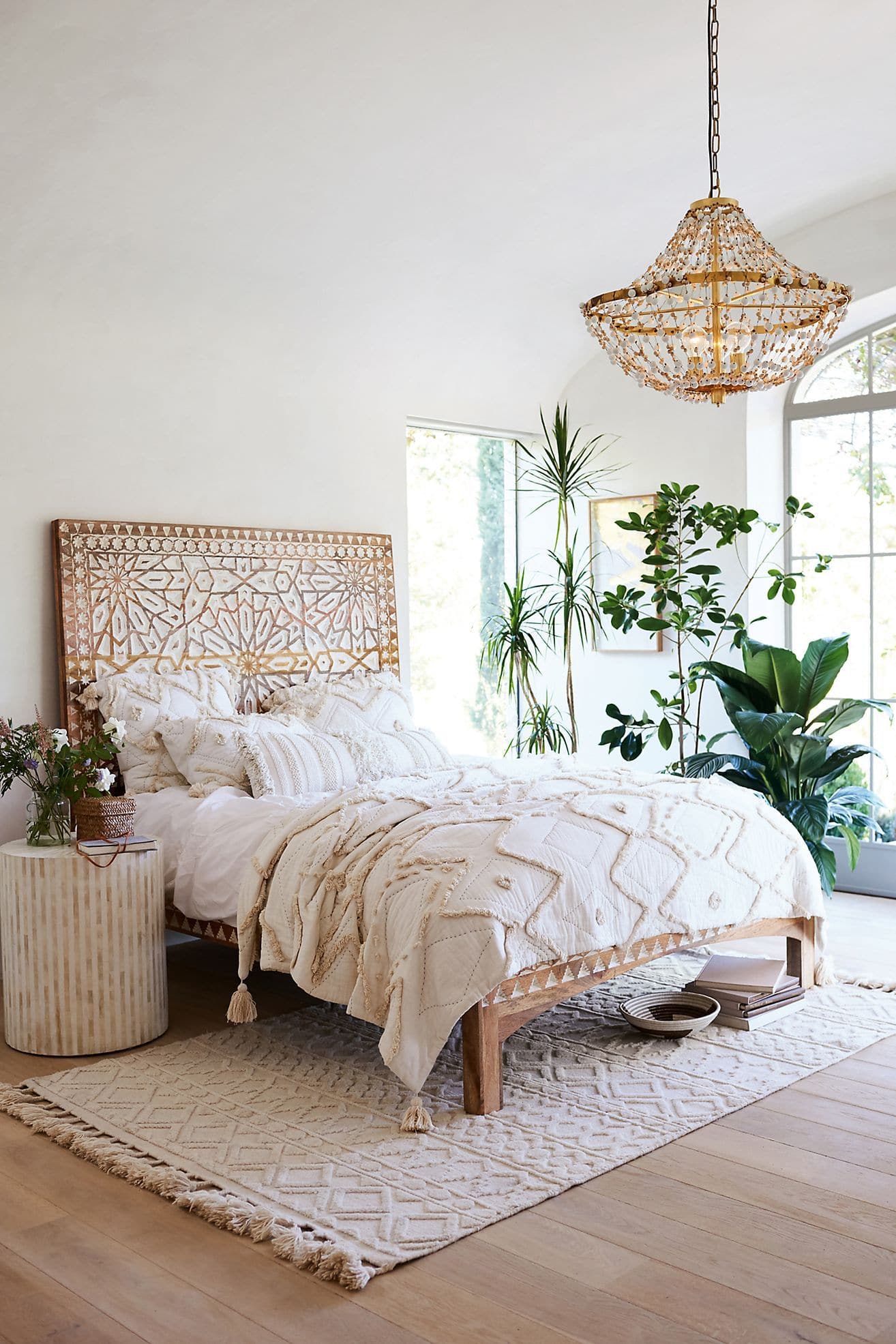 Moroccan boho bedroom | Interior Design Ideas