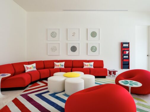 40 Red Couch Living Rooms With Tips And Ideas To Design Around The Color