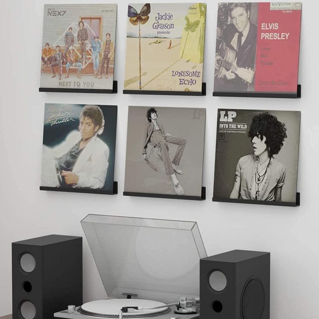 Stylish Modern Wall Display Shelves For Vinyl Records How To Transform 