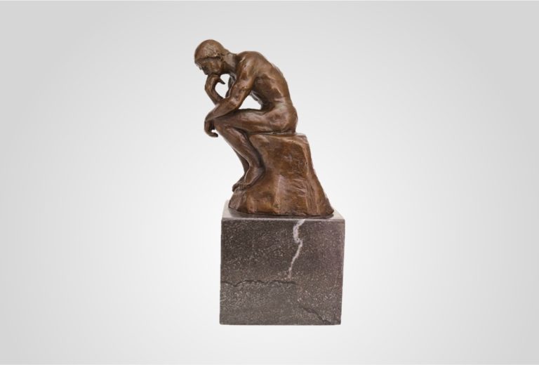 The Thinker Bronze Statue Interior Design Ideas