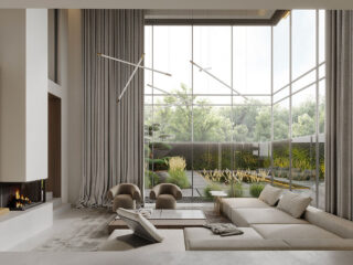 Chic Interiors Touched By The Tranquility Of Nature