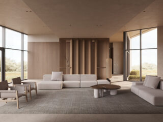 Warm Beige, Greige, Wood & Travertine Decor