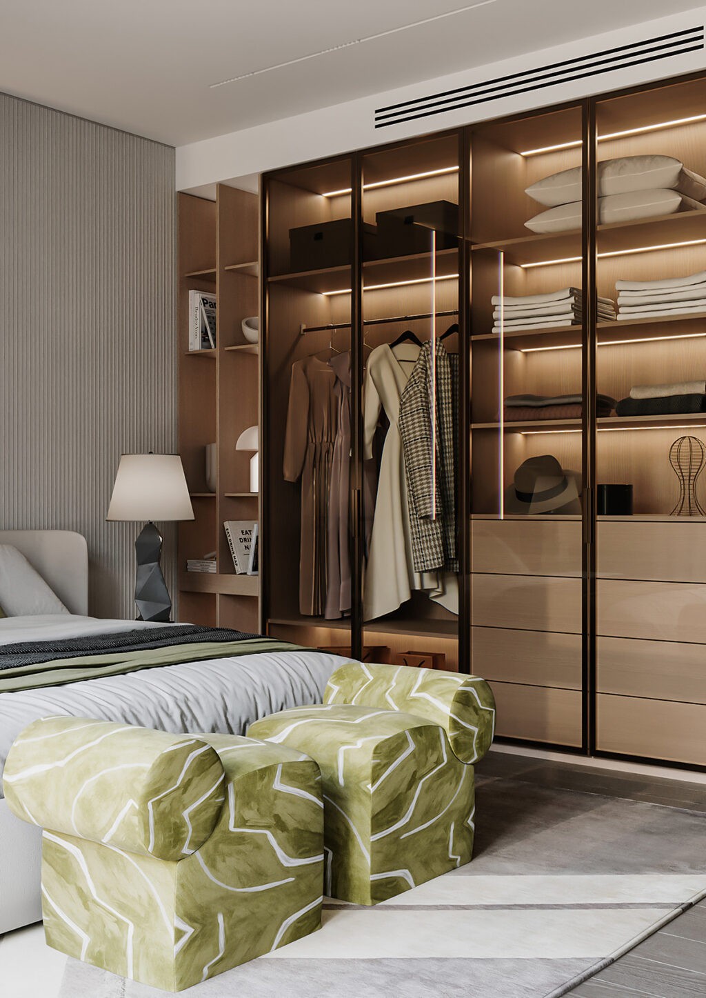 open wardrobe | Interior Design Ideas