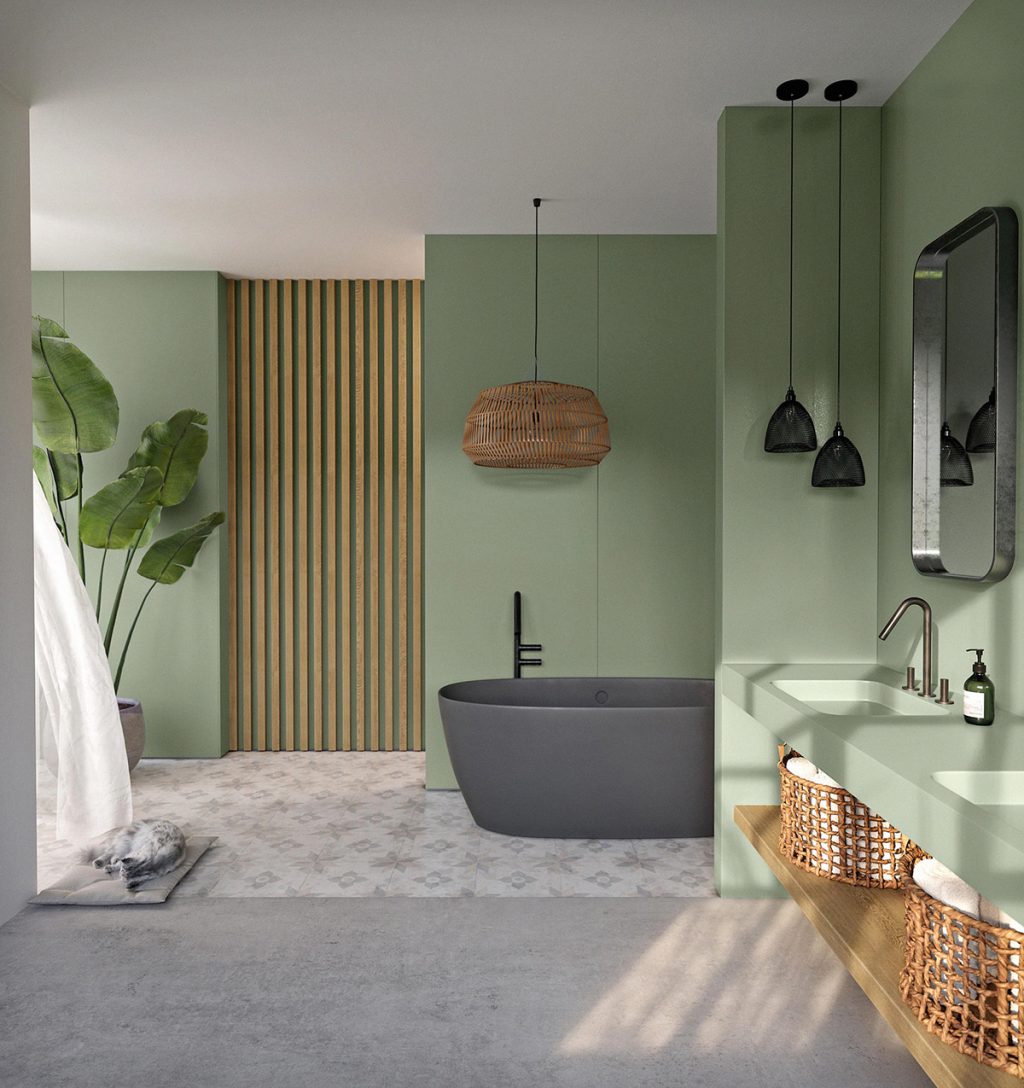 5 Modern Sage Green Bathroom Ideas