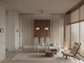 Warm Minimalist Home With A Soft White & Wood Color Scheme