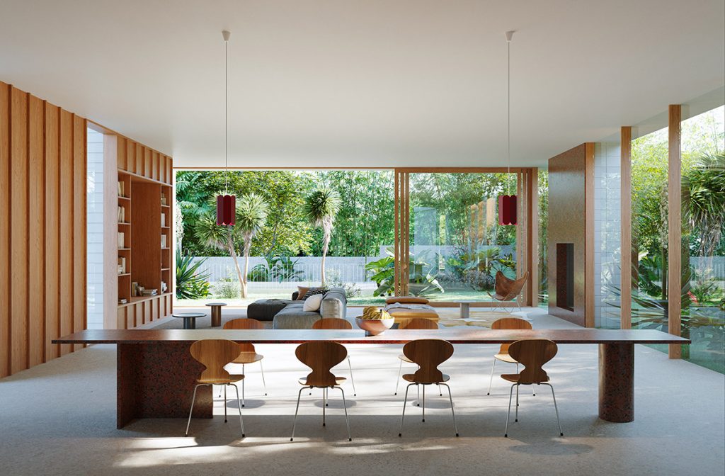 Mid century modern dining room ideas