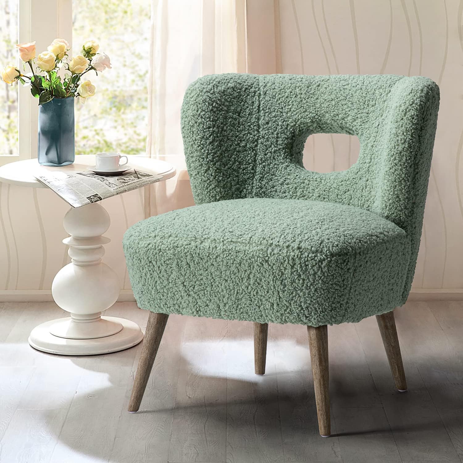 cute accent chair sage green danish mid century modern furniture for sale on amazon affordable seating for living room bedroom adorable vanity seating inspiration boucle