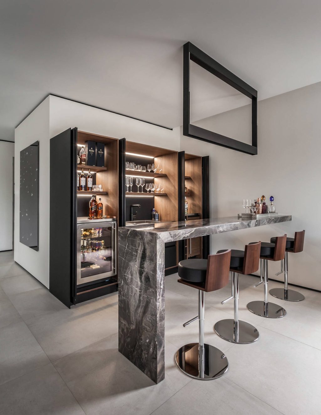 Marble Home Bar Interior Design Ideas   Marble Home Bar 1024x1324 