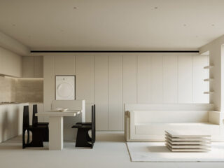 Minimalist Home With Satisfying Symmetry, Alignment, and Grace