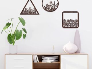 Product of the Week: Wooden Floral Wall Art Set of 3